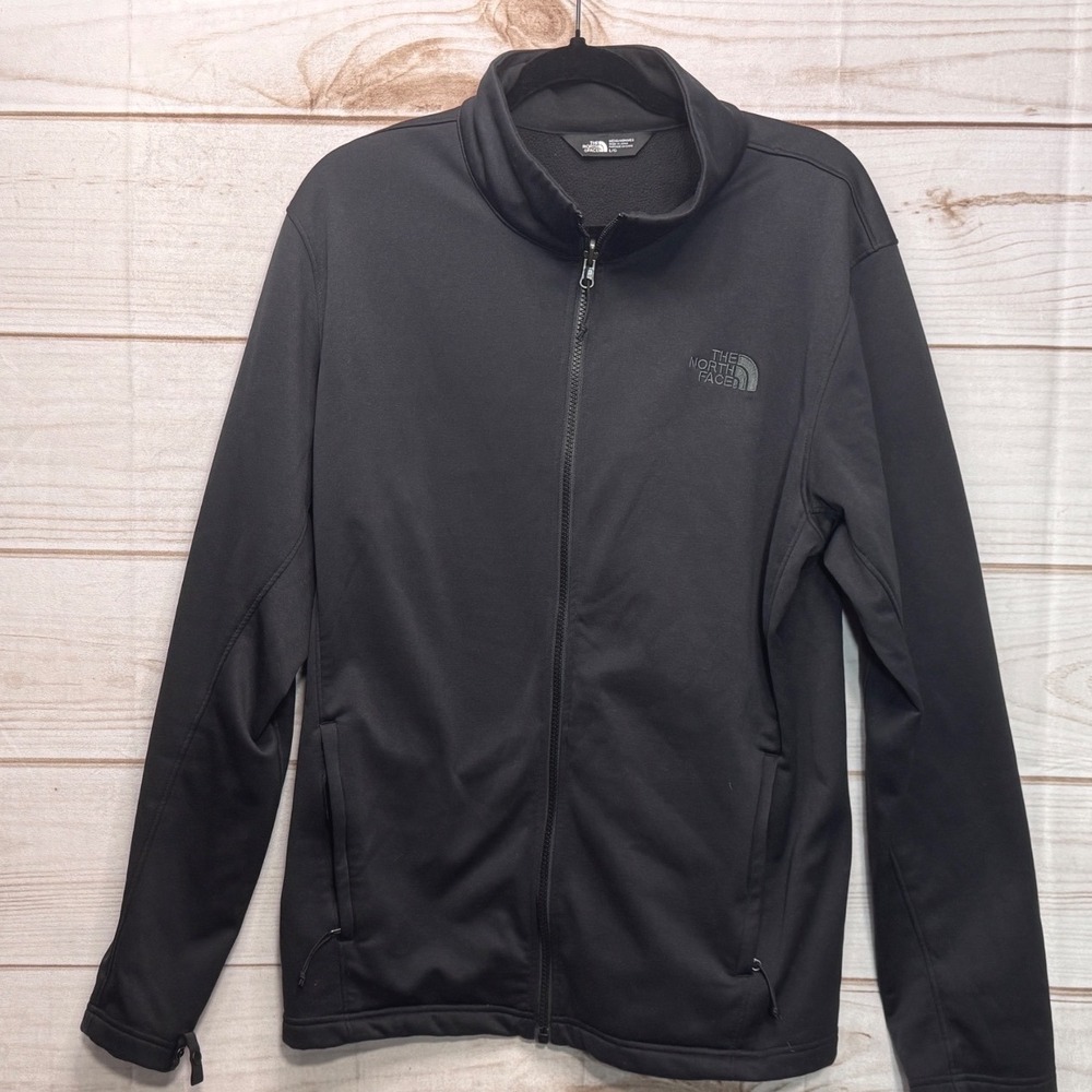 The North Face Mens Apex Bionic Softshell Jacket Black Full Zip Size Large